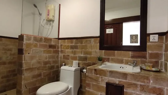 غرفة سوبيريور بسريرين منفصلين بإطلالة على المسبح، La Villa du Bonheur 4/4