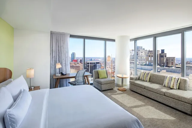 غرفة تنفيذية بسرير كينج بإطلالة على المدينة، Element Philadelphia Downtown 1/10