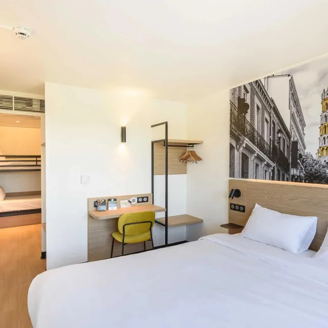 غرفة عائلية، B&B Hotel Toulouse Universite 2/7