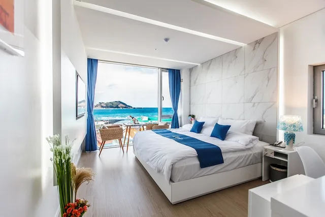 غرفة ديلوكس بسرير كوين، Bluespring Boutique Hotel 5/8