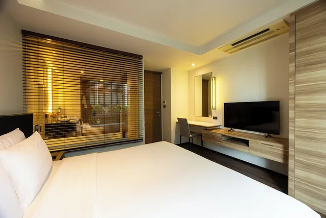 جناح ديلوكس بسرير كينج بغرفة نوم واحدة بمطبخ، Lit Bangkok Residence 5/8