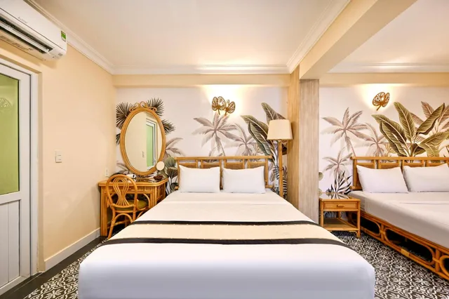 غرفة عائلية بسريرين كوين، Spring House Hotel 4/8