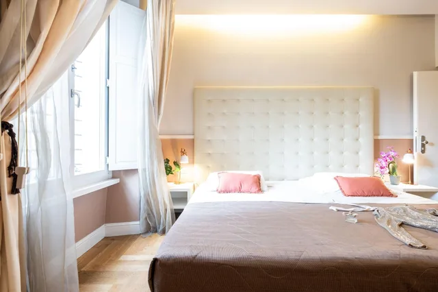غرفة بسريرين، B&B Rome River Inn 1/8