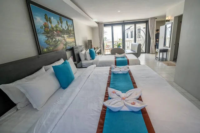 غرفة عائلية بإطلالة على البحر، Mary Beach Hotel and Resort 1/1