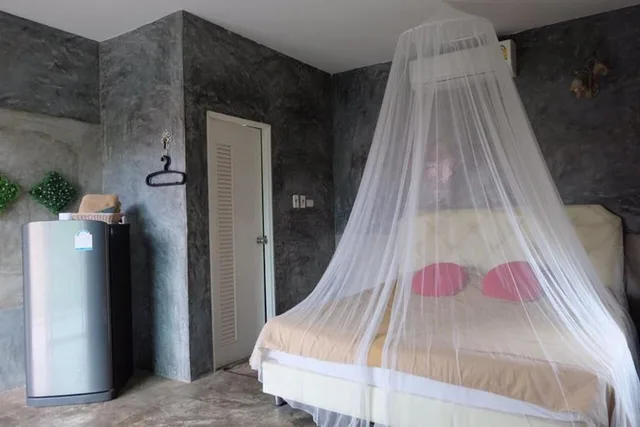 جناح شهر العسل بسرير مزدوج بإطلالة على النهر مع أريكة، Ban Rim Nam Riverside Resort 3/4