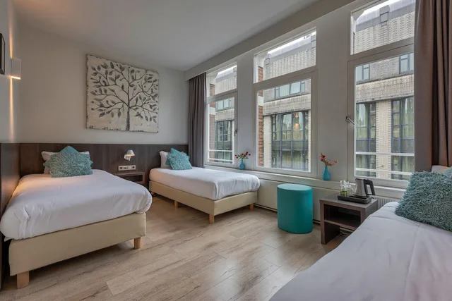 غرفة ثلاثية بثلاثة أسرّة، Hotel Damsquare 5/10