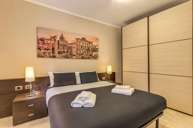 غرفة بسريرين مزدوجين، Aurelia Vatican Apartments 1/3