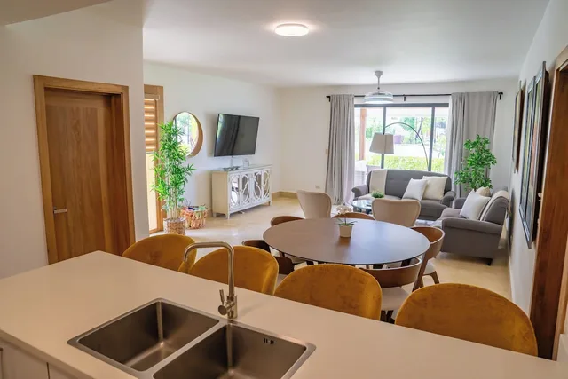 3 Bedrooms, Family, House, 1 King and 2 Double Beds, Queen Bed, Courtyard View, Patio، Xeliter Green One Playa Dorada 6/8