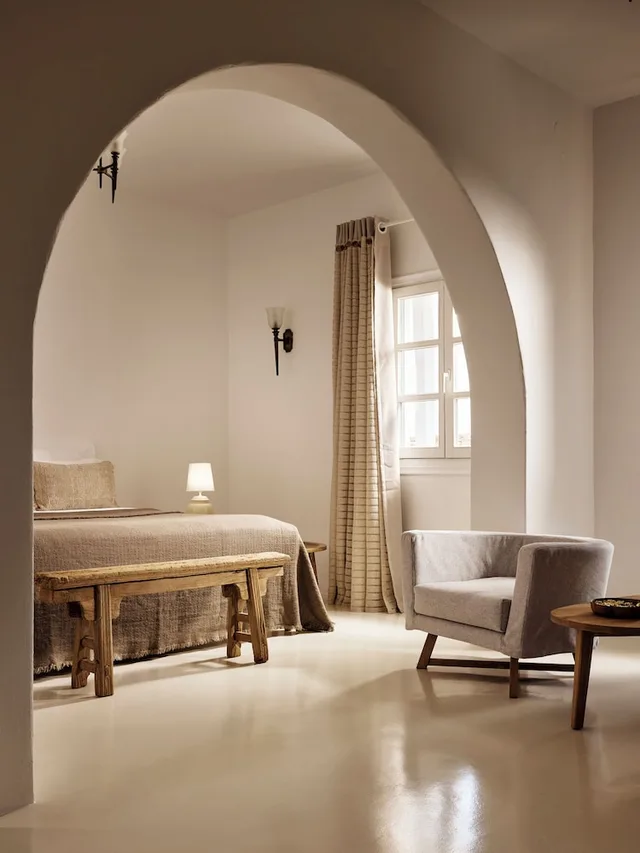 غرفة سوبيريور بسرير كوين بإطلالة على البحر مع أريكة، Mykonos Adonis Hotel 6/9