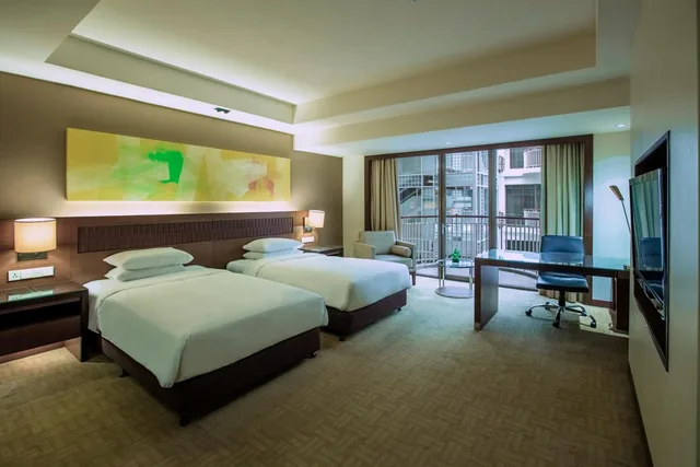 Room, Twin Beds, Land View، Hyatt Regency Kinabalu 2/6