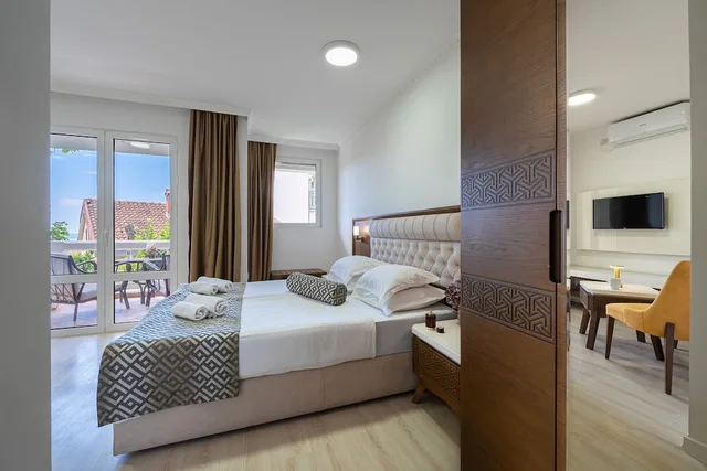 استوديو بسريرين منفصلين بإطلالة على الحديقة، Hotel Adrovic 2/4