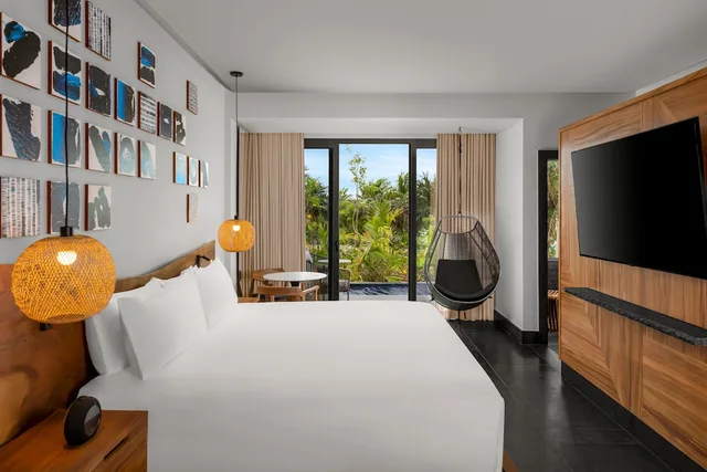 غرفة بسرير كينج بشرفة لذوي الإعاقة، Conrad Tulum Riviera Maya 6/9