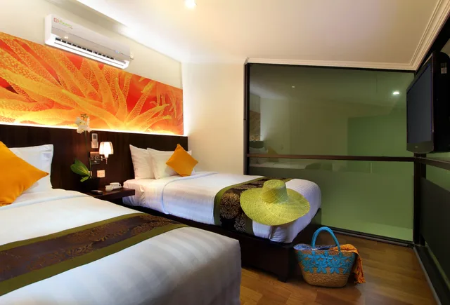 جناح عائلي بسرير كوين وسريرين منفصلين بغرفتي نوم، The Banyumas Villa 2/8
