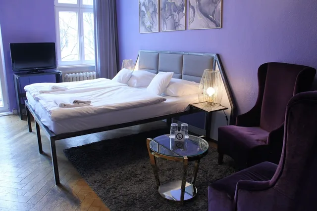 غرفة قياسية بسرير كوين، Arthotel Connection 3/5