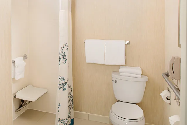 جناح بسرير كوين بغرفة نوم واحدة مع أريكة بحوض استحمام لذوي الإعاقة، Residence Inn By Marriott O Apos Hare 4/4