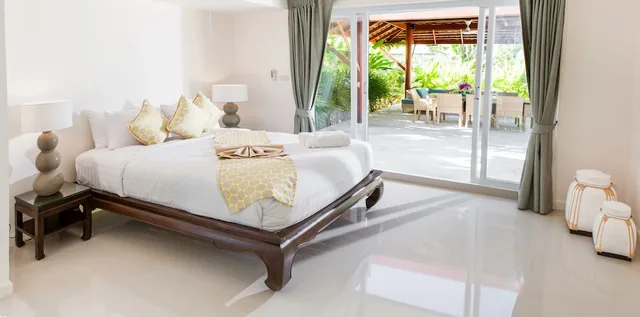 فيلا بسرير كوين بغرفة نوم واحدة بمسبح خاص، Samui Beach Village 3/4