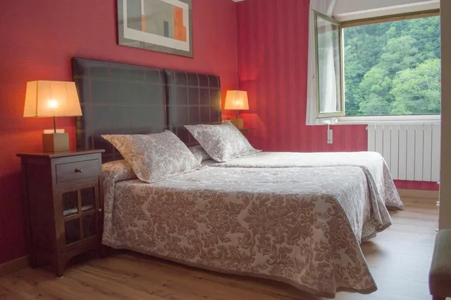 غرفة بسرير مزدوج أو سريرين منفصلين، Hotel Alto Sella 7/10