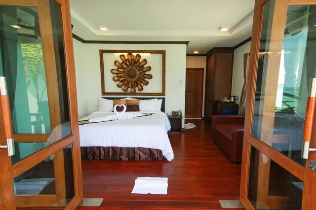 غرفة ديلوكس بسرير مزدوج بإطلالة جزئية على البحر، Cabana Lipe Beach Resort 3/4