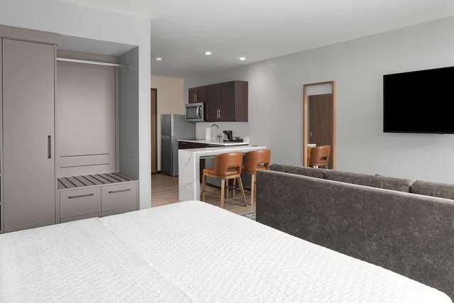 غرفة بسرير كينج بحوض استحمام، Homewood Suites by Hilton Charlotte Uptown First Ward 1/3