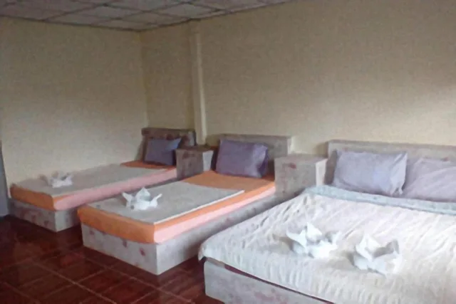 غرفة رباعية بإطلالة على الحديقة، Baan Ton Nam Resort 4/6