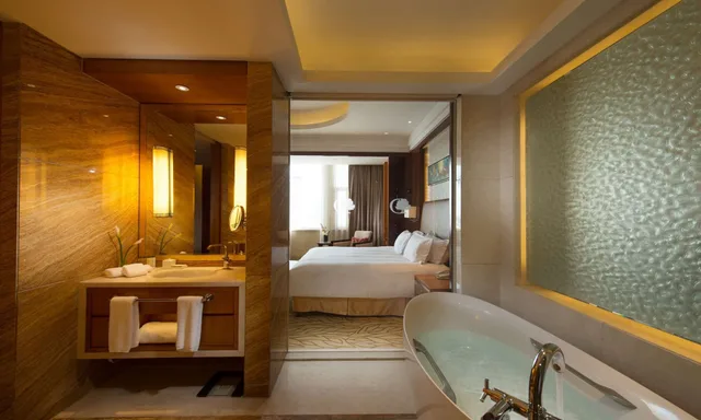غرفة بسريرين كينج، Doubletree By Hilton Qinghai Golmud China 2/2