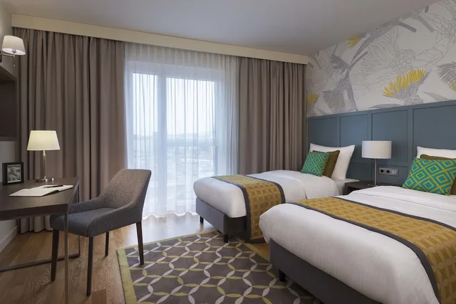 غرفة كلاسيكية بسرير كوين، Citadines City Centre Frankfurt 6/8