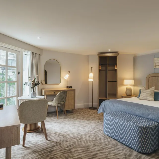 غرفة ديلوكس بإطلالة على النهر، The Old Quay House Hotel 6/10