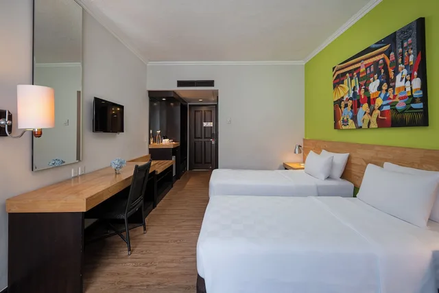 غرفة بسرير كينج بإطلالة على المسبح، Prime Plaza Hotel Sanur 6/10