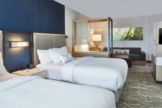 جناح بسريرين كوين مع سرير سحّاب إضافي لذوي الإعاقة، SpringHill Suites by Marriott Charlotte at Carowinds 1/8