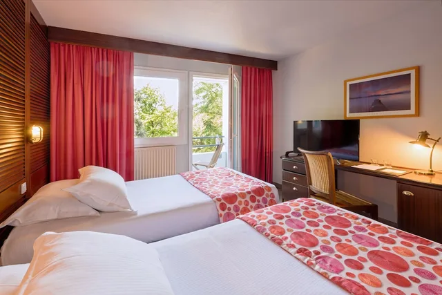 غرفة قياسية بسريرين منفصلين، Hotel Et Residence Kerjuliette 1/2