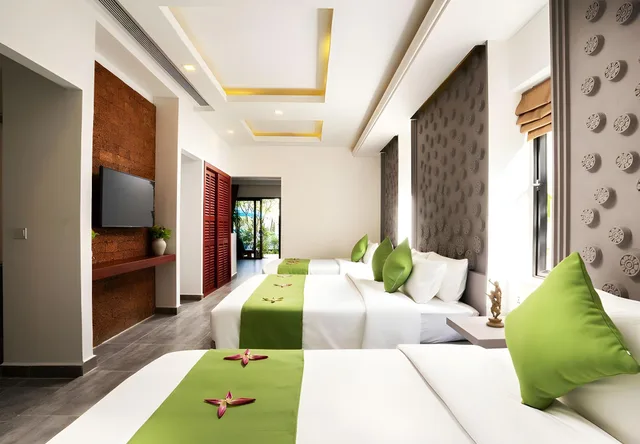جناح عائلي بثلاثة أسرّة بغرفة نوم واحدة، Khmer Mansion Residence 1/1