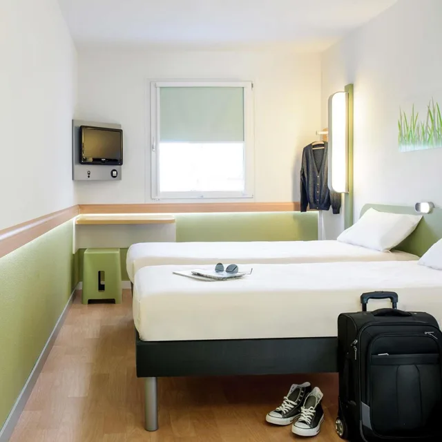 غرفة بسريرين منفصلين، Ibis Budget Troyes Est 7/10