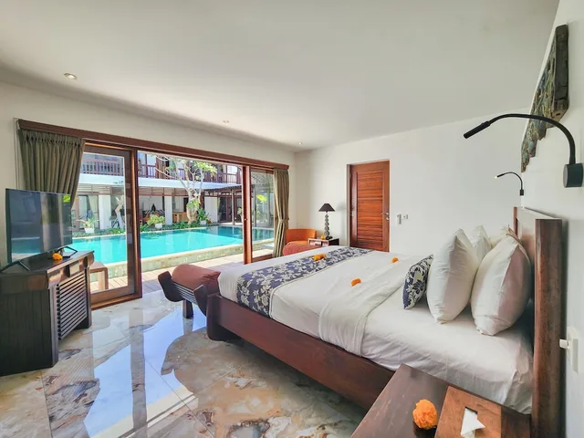 فيلا فاخرة بسريرين منفصلين وسريرين كينج بإطلالة على المسبح بـ3 غرف نوم بمسبح خاص، Villa Casis by Nagisa Bali 8/9