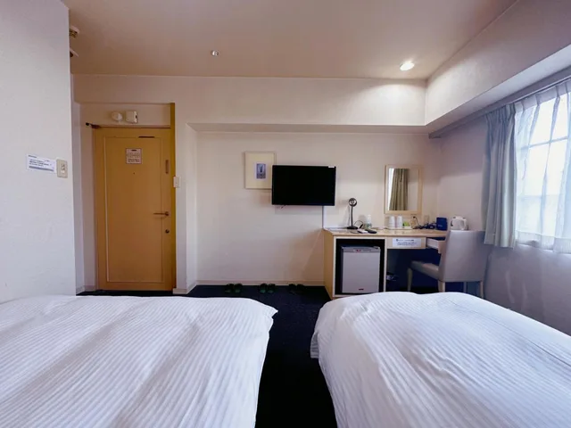 غرفة بسريرين منفصلين للمدخنين، Nissei Hotel Fukuoka 3/8