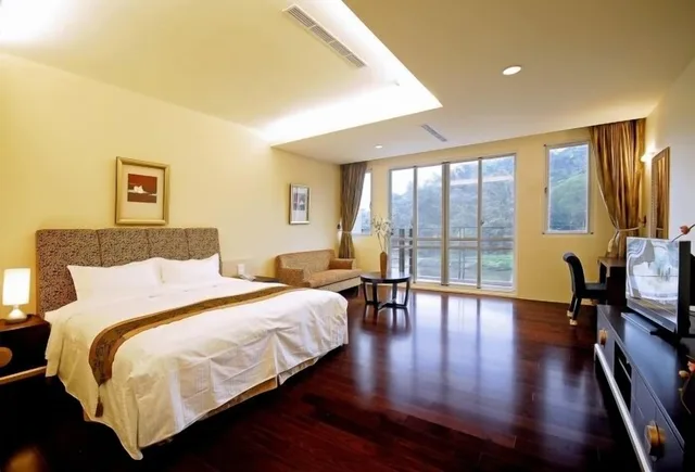 غرفة كلاسيكية بسرير كوين، Sun Moon Lake Karuizawa Villa B&B 1/3