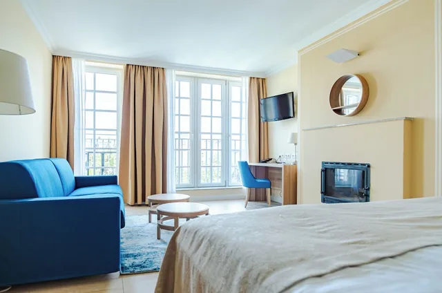 غرفة عائلية بسرير كينج بإطلالة على الحديقة مع أريكة، Hotel Spiess Spiess Appartement Pension 1/10