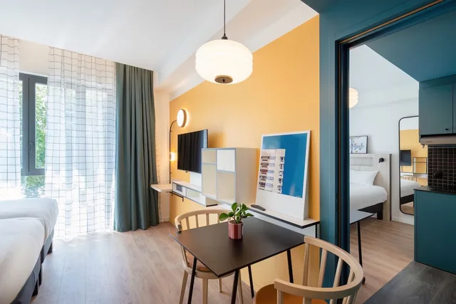 استوديو بسريرين منفصلين، Aparthotel Adagio Access Rouen Centre Cathedrale 10/10