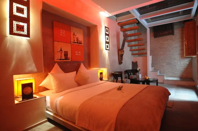 1 Bedroom, Senior, King Bed, Pool View, Balcony, Riad Kalaa 2 1/3