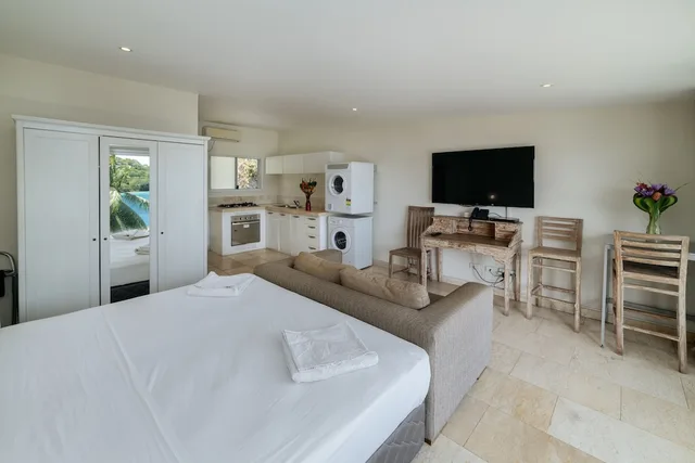 استوديو بريميوم بسريرين منفصلين بإطلالة على المرفأ بشرفة، Mariner Apartments 2/4