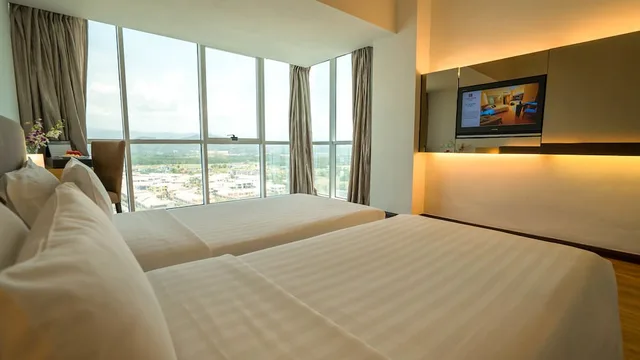غرفة ديلوكس بسريرين منفصلين، The Klagan Regency 3/4