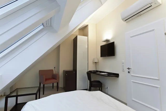 غرفة قياسية بإطلالة على الحديقة بشرفة مفردة بسرير مزدوج، Hotel Spiess Spiess Appartement Pension 3/4