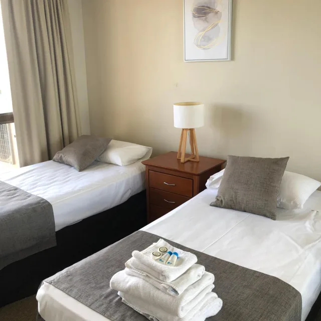 شقة ديلوكس بإطلالة على البحر بغرفتي نوم، Coral Towers Holiday Suites 8/10