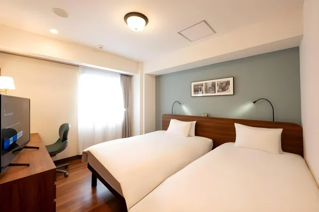 شقة بزنس ركنية بسرير فردي بغرفتي نوم في المبنى الرئيسي، Hotel New Yokosuka 1/1