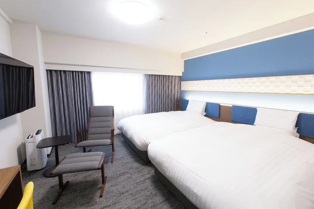 غرفة سوبيريور بسريرين مزدوجين، Toyama Chitetsu Hotel 1/2