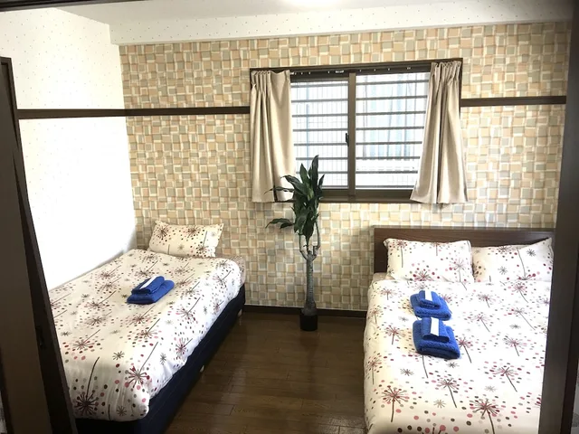 غرفة غراند بسريرين مزدوجين، Ky Apartment 2/2