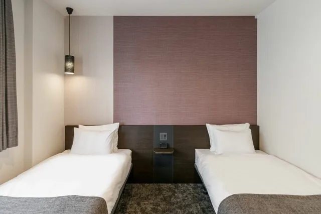 غرفة قياسية بسريرين منفصلين، M's Hotel Kyoto Station Kasuga 1/4