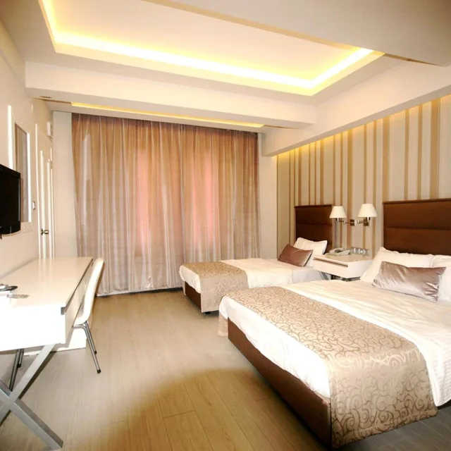 غرفة بسرير مزدوج أو سريرين منفصلين، Kent Otel 5/6