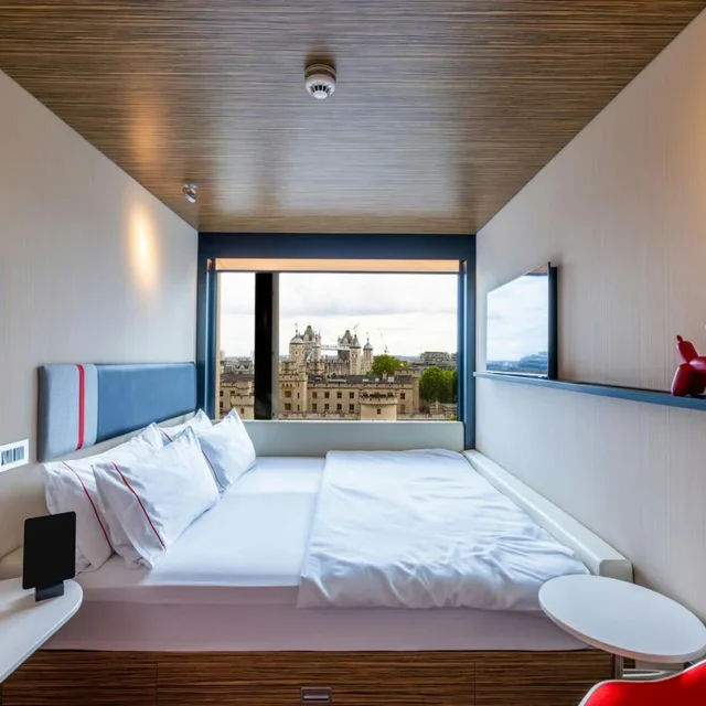 غرفة بسرير كينج بإطلالة، Citizenm Tower Of London 2/9