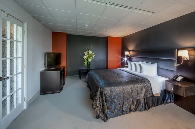 جناح سيغنتشر بسرير كينج بإطلالة على النهر مع أريكة، Hotel Chateau Joliette 1/3