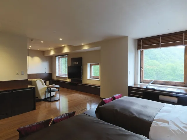 Deluxe, Twin Beds, Sauna، Jozankei Tsuruga Resort Spa MORI no UTA 1/3